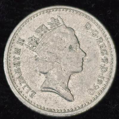 Krab外币市集Vol.27 - 英国1990年5便士