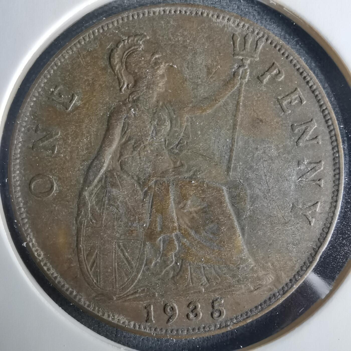 沼泽如烟--第1033场 英国1935年1便士