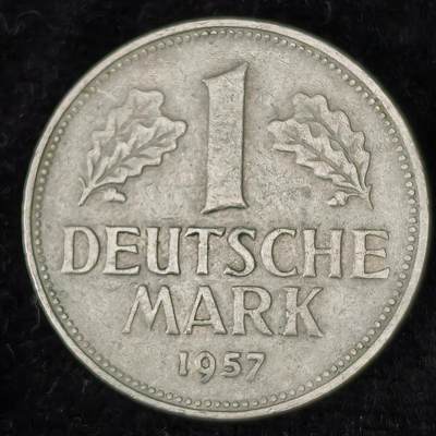 Krab外币市集Vol.27 - 德国1957年1马克G厂
