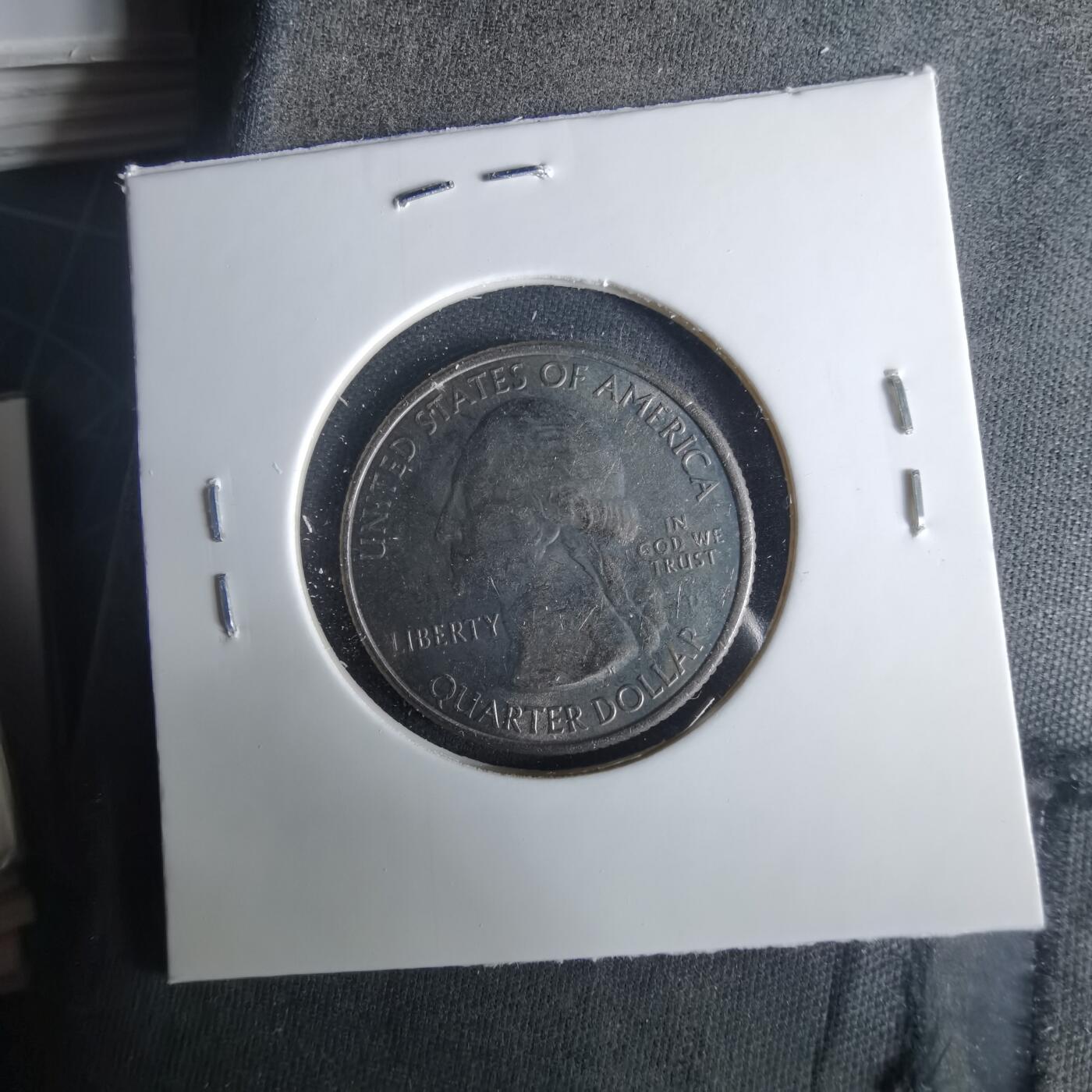 沼泽如烟--第1033场 美国2018年25分纪念币