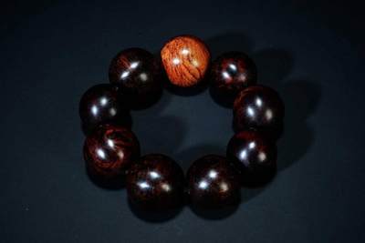 上海都达杂项专场五十八【全场包邮】  - 海南黄花梨3.0圆珠手串 附鉴定证书93-237