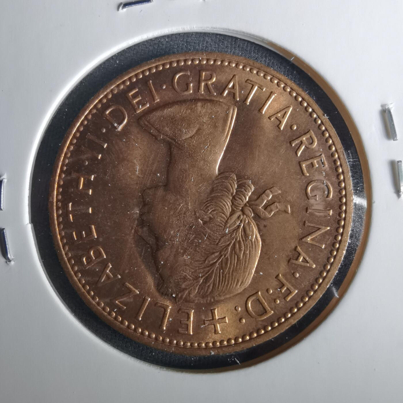 沼泽如烟--第1033场 英国1967年1便士