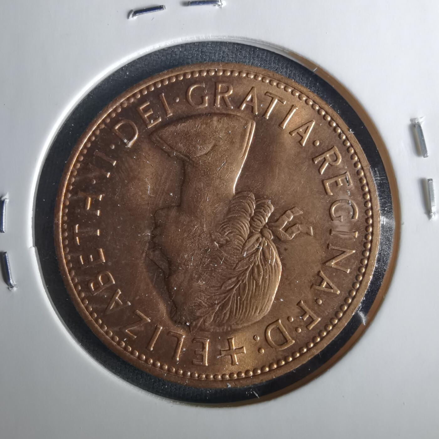 沼泽如烟--第1033场 英国1967年1便士