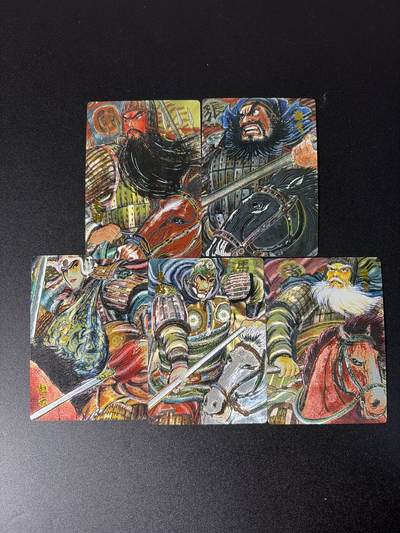 NO.28 好又多金牌大场，每周一站式配齐，方便凑单！（周6晚9点截拍，卖家送拍0抽成！） - 昆仑万象 权迎东 手绘汉甲五虎将 冷烫粗闪一套