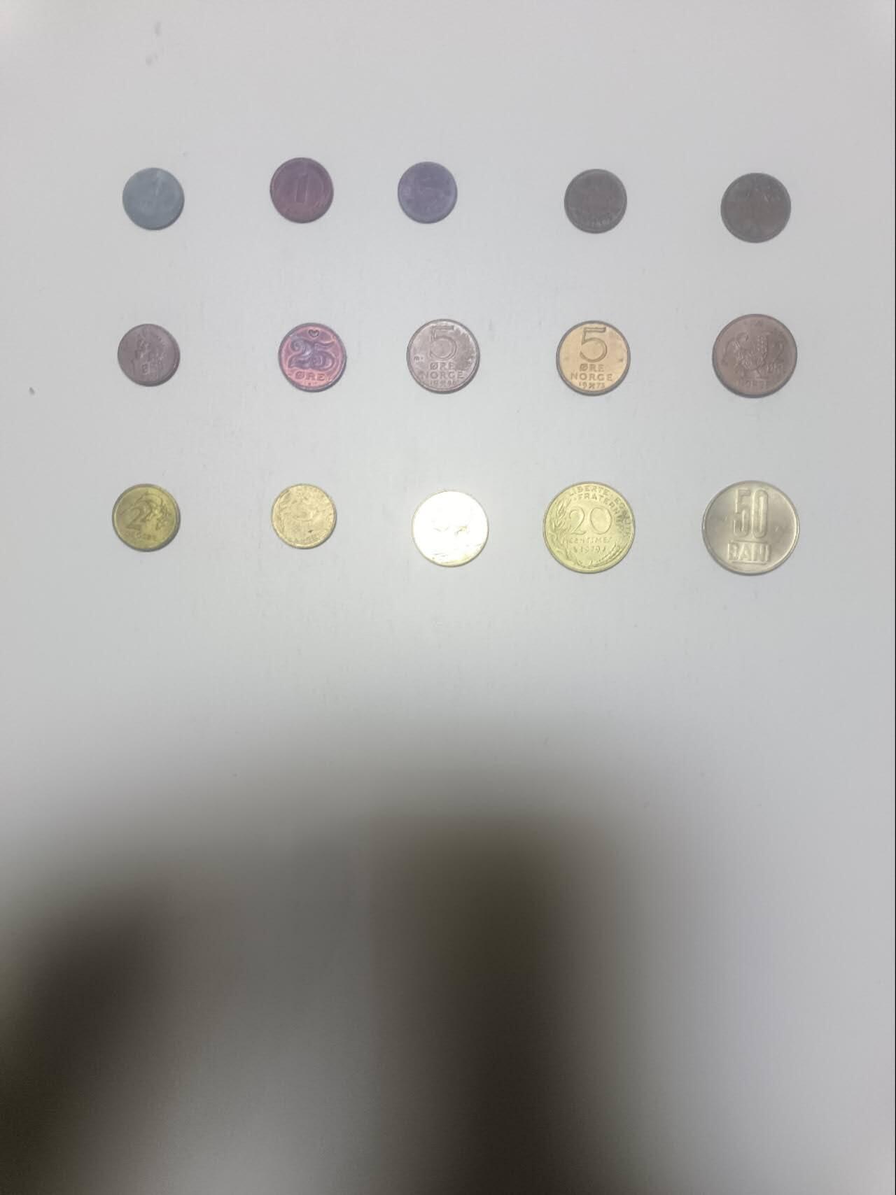 【20260324】非全新纸币和硬币第349场 欧洲国家15枚硬币