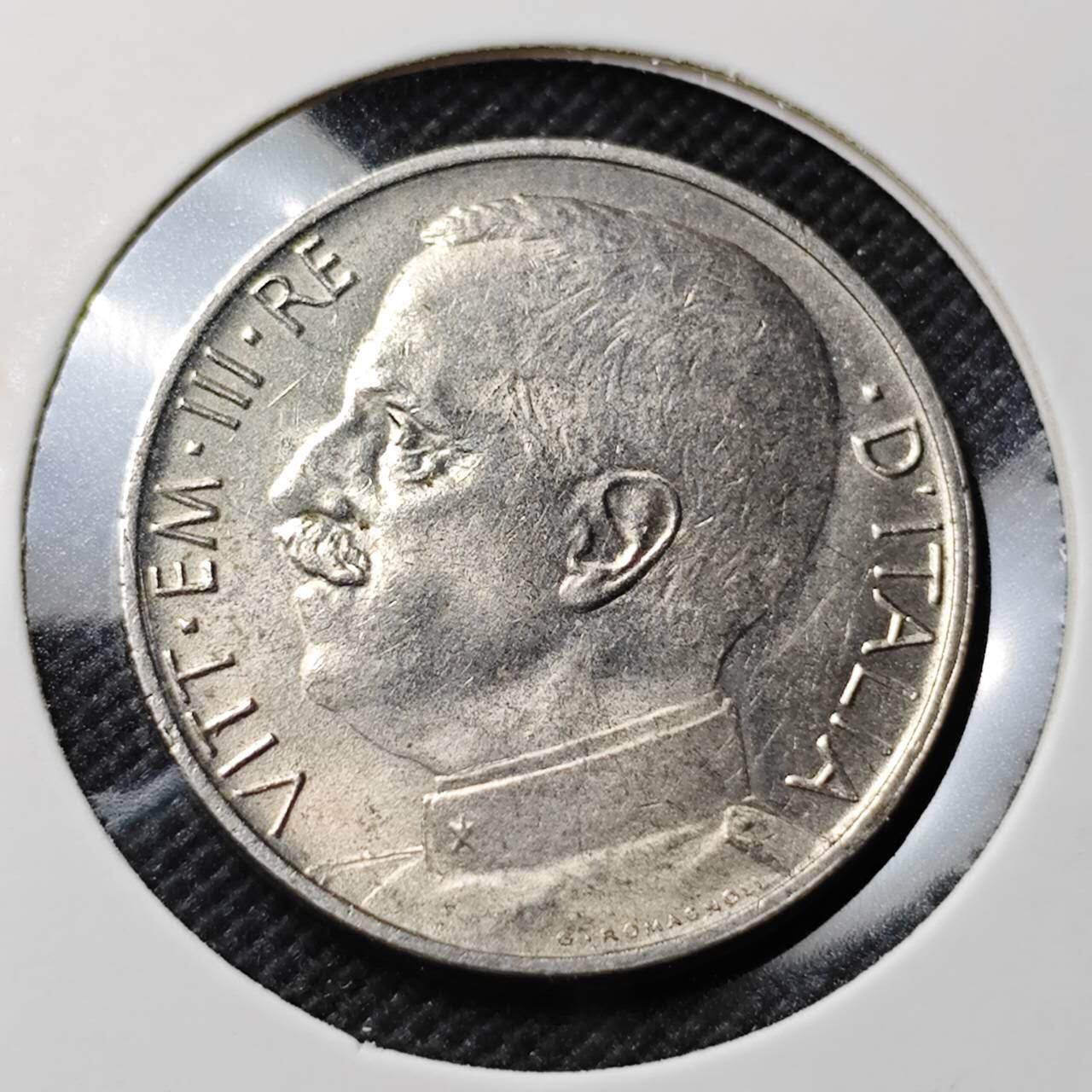 KK钱币收藏小铺   套币专场 2月预留时间 周末发货  1919意大利50分 四狮子 带光好品