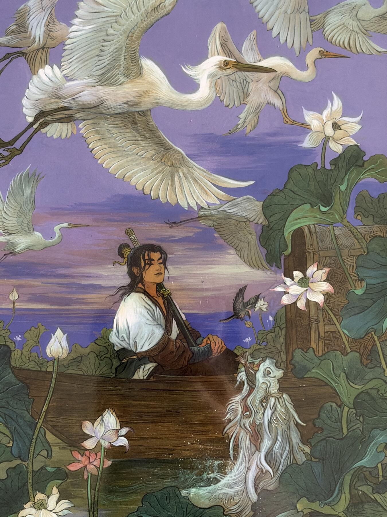 NO.28 好又多金牌大场，每周一站式配齐，方便凑单！（周6晚9点截拍，卖家送拍0抽成！） 【亲签】独行正明亲签 万龙谷 版画一张 260*350mm