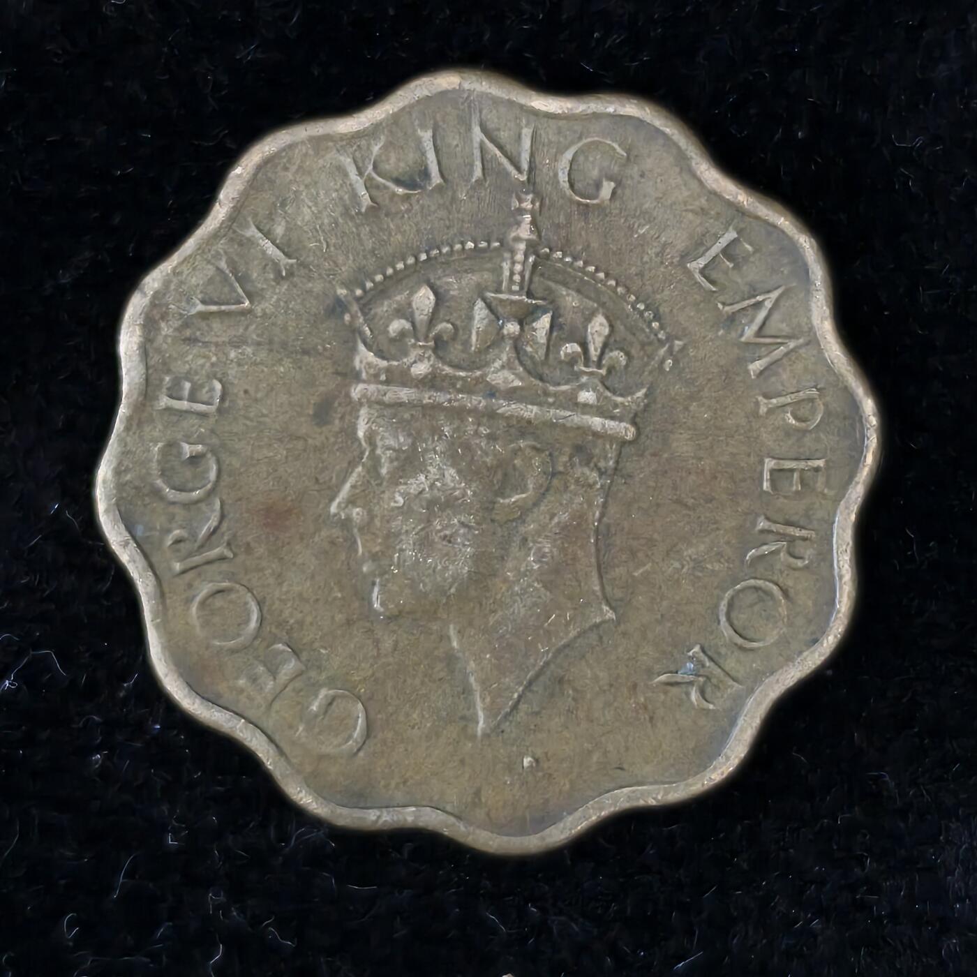 Krab外币市集Vol.27 印度1945年1安娜