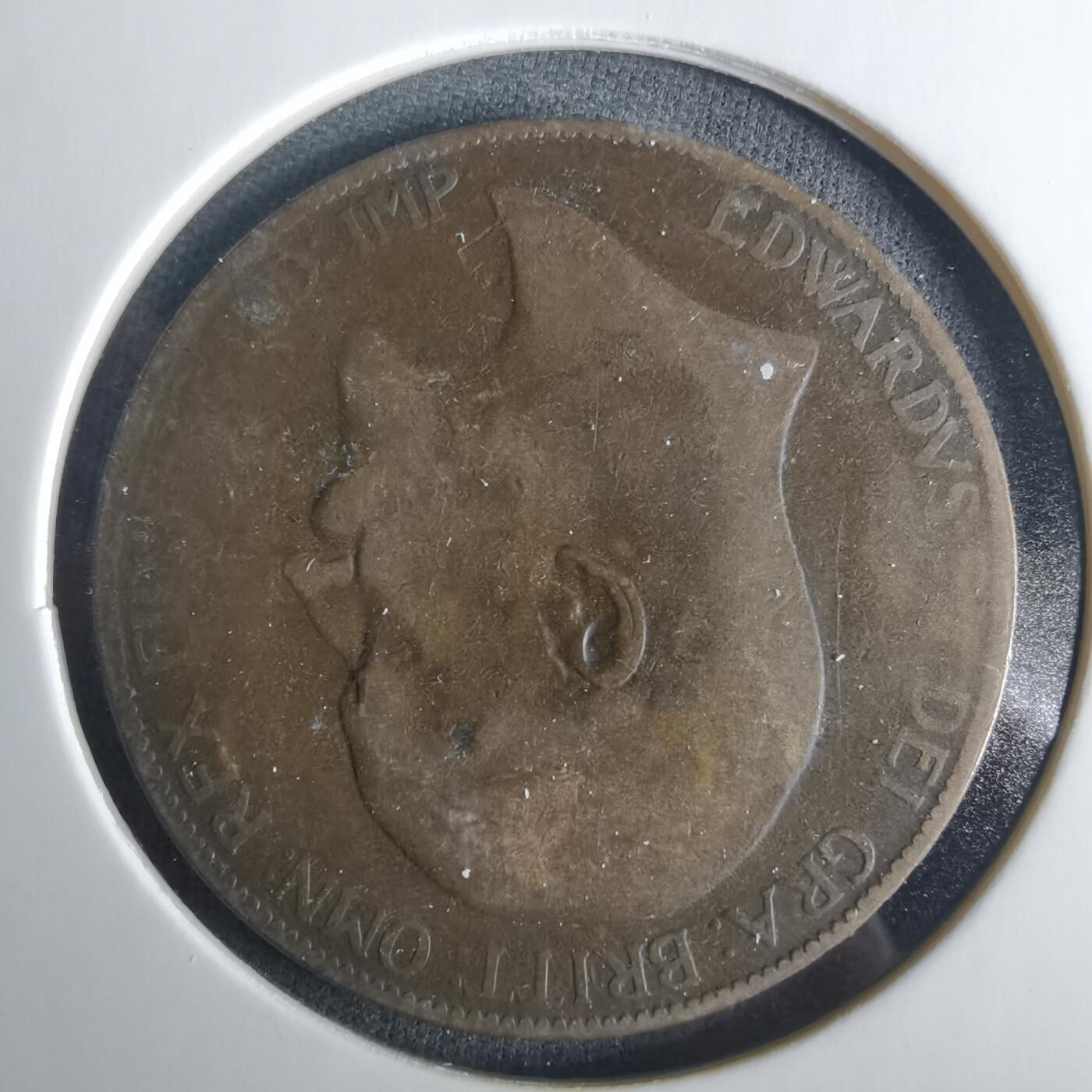 沼泽如烟--第1033场 英国1905年1便士