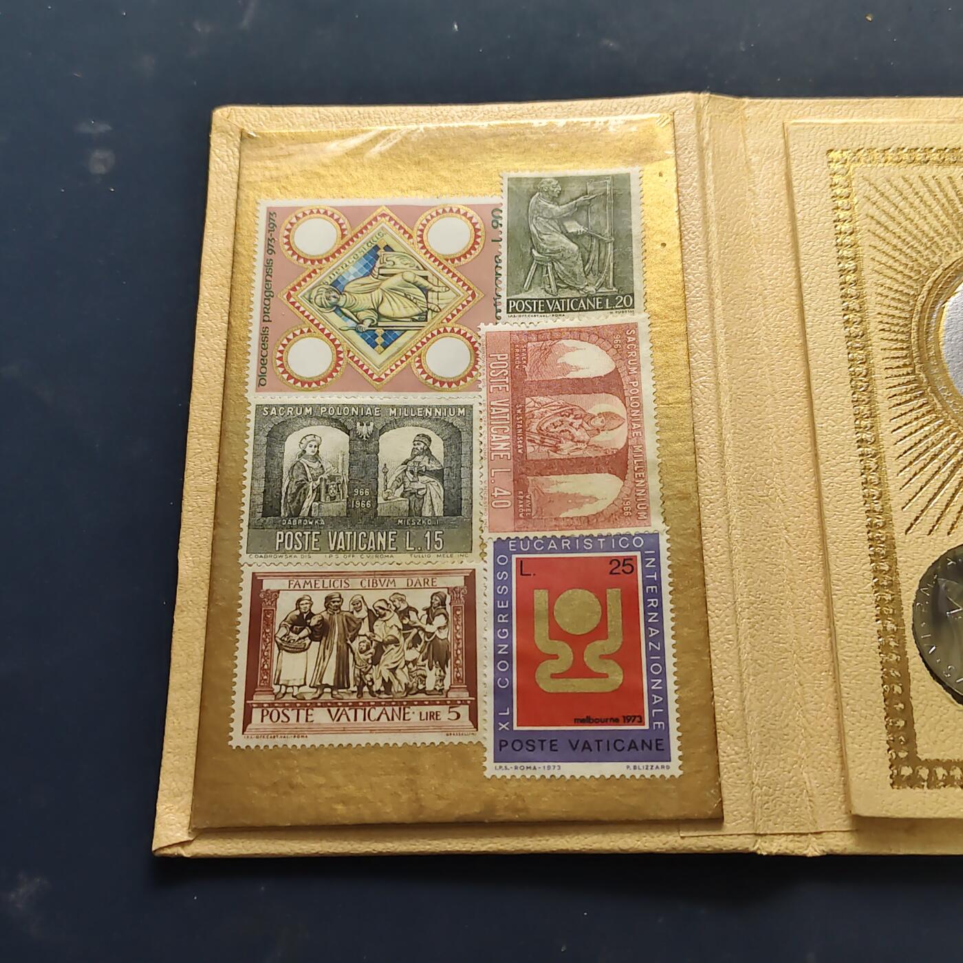 【全场包邮】纯粹捡漏拍514场 梵蒂冈旅游纪念邮币手册