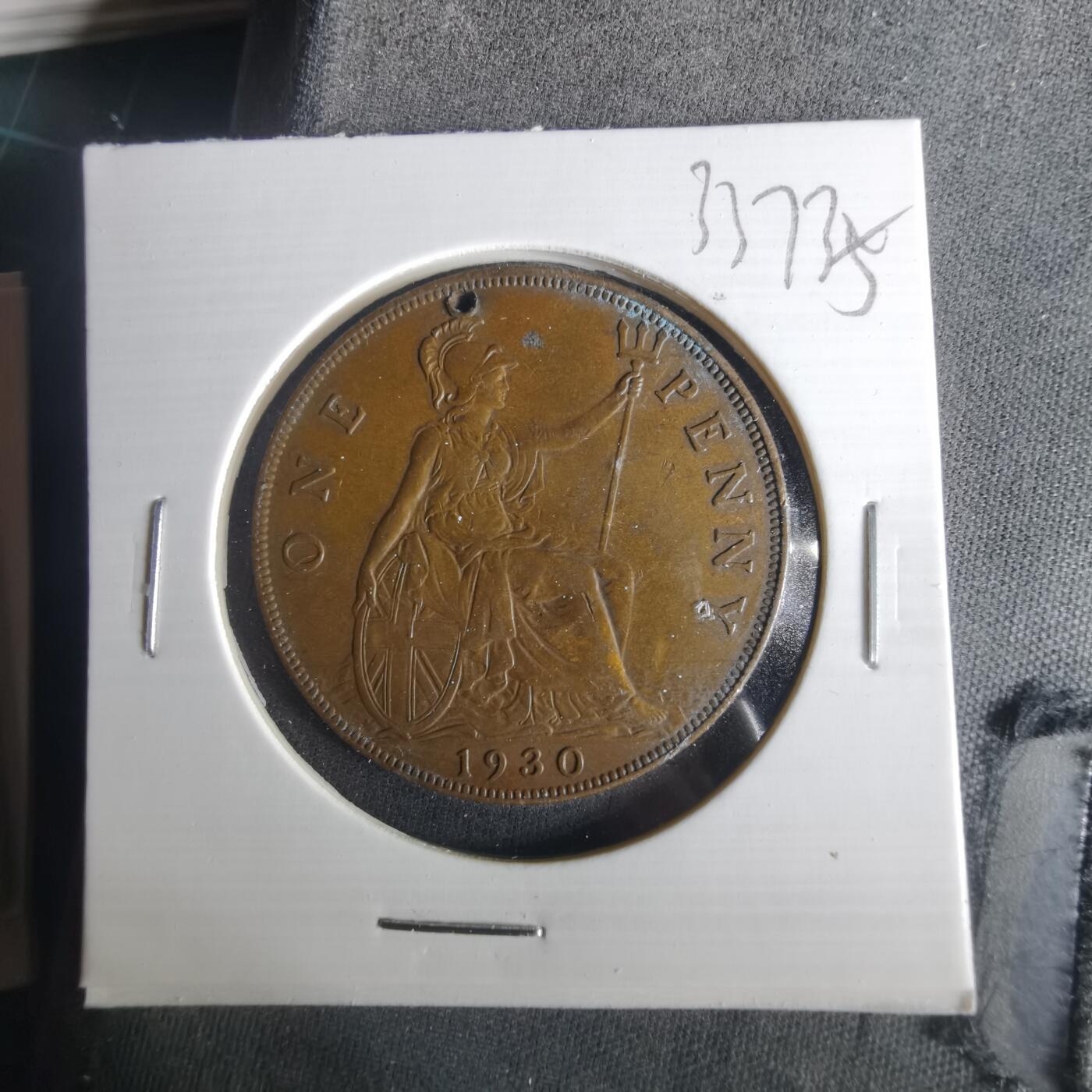 沼泽如烟--第1033场 英国1930年1便士