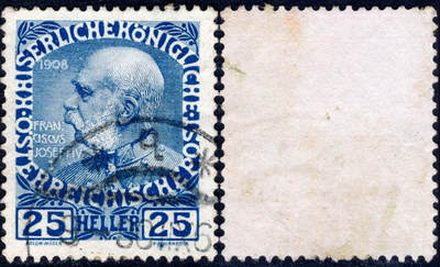 洪涛臻品批发群 精选邮票限时拍卖第1293期  - 奥地利1913年25h 弗朗茨一世,神圣罗马帝国皇帝(1745-1765),其妻玛丽亚·特蕾西娅实际掌权