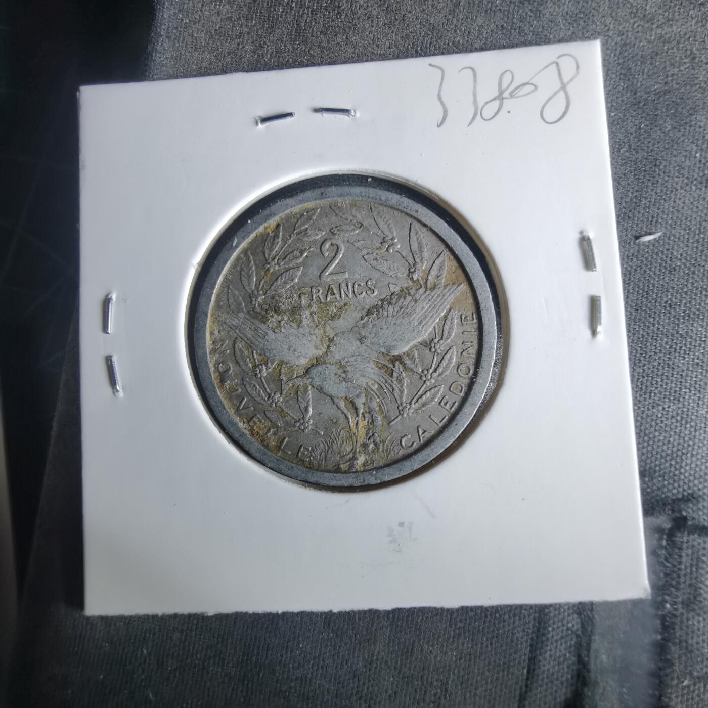 沼泽如烟--第1033场 法属新喀里多尼亚1949年2法郎