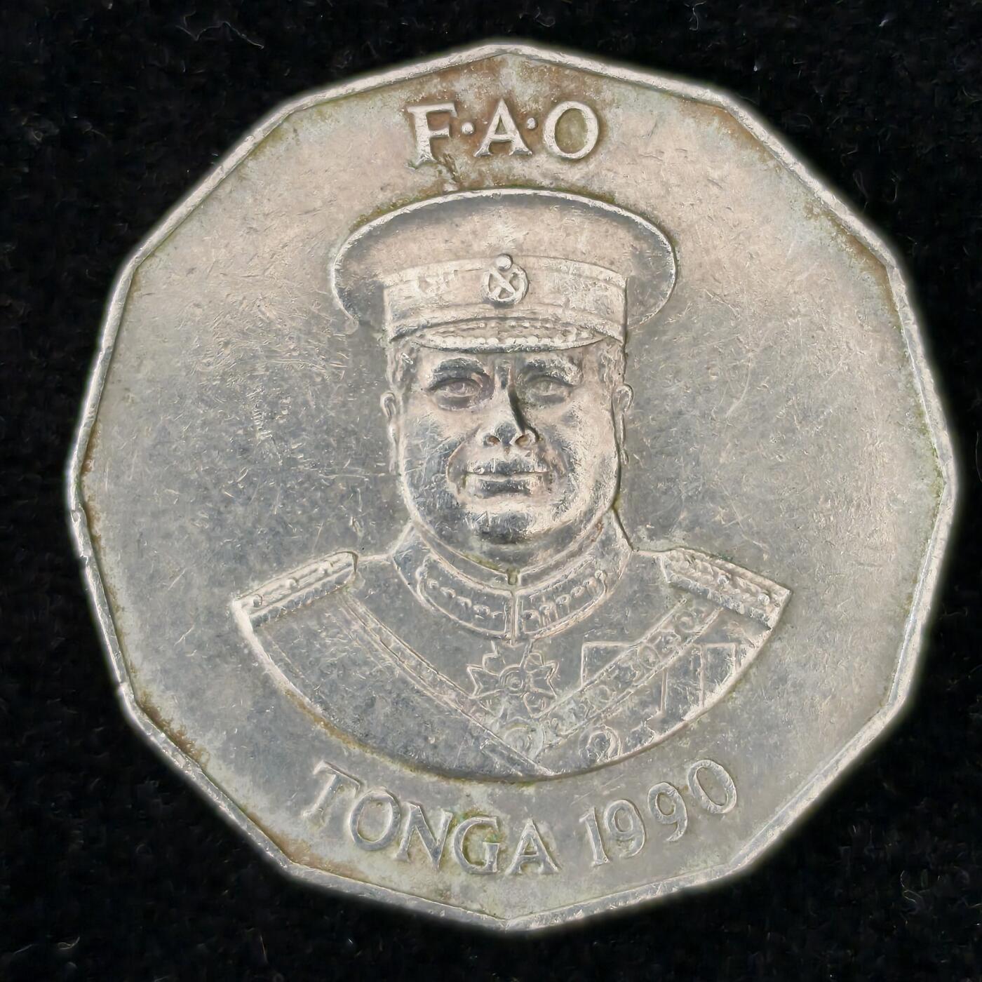 Krab外币市集Vol.27 汤加1990年FAO 50生丁