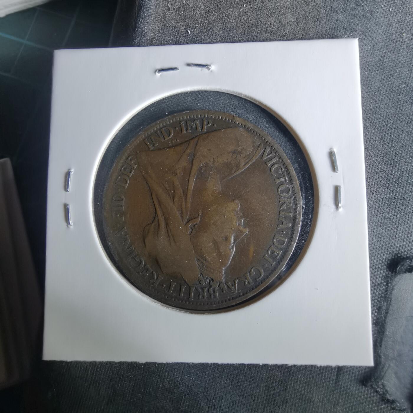 沼泽如烟--第1033场 英国1901年1便士