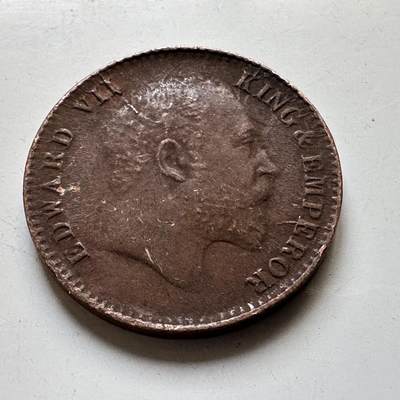 🌹外币初藏🌹🐯2026年第34场   每周二四六晚8️⃣点 接代拍 - 英属印度1904年爱德华七世 1/12安娜铜币
