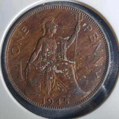 沼泽如烟--第1033场 - 英国1945年1便士