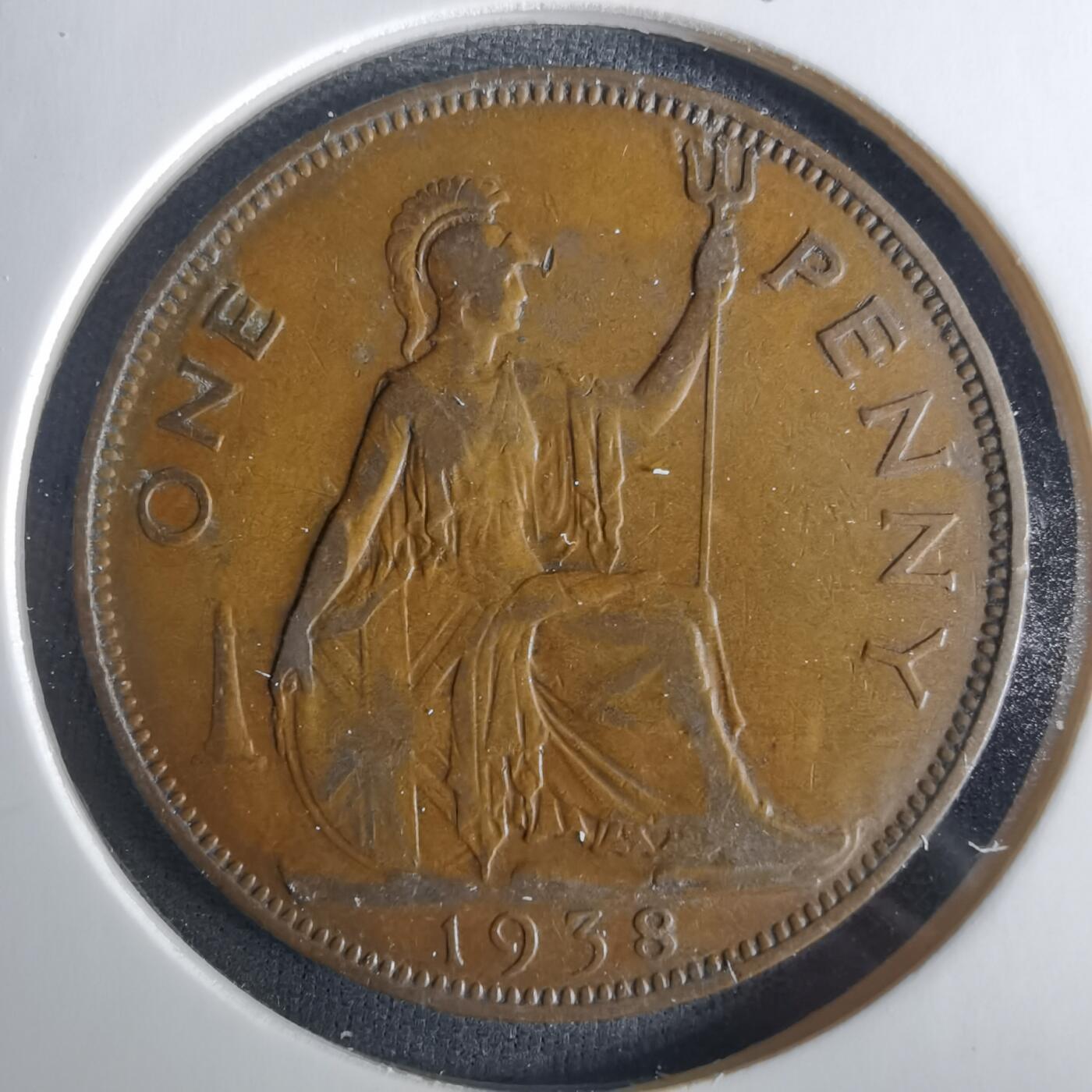 沼泽如烟--第1033场 英国1938年1便士