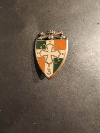 老王徽章第188期 - 法国陆军第3炮兵团证章