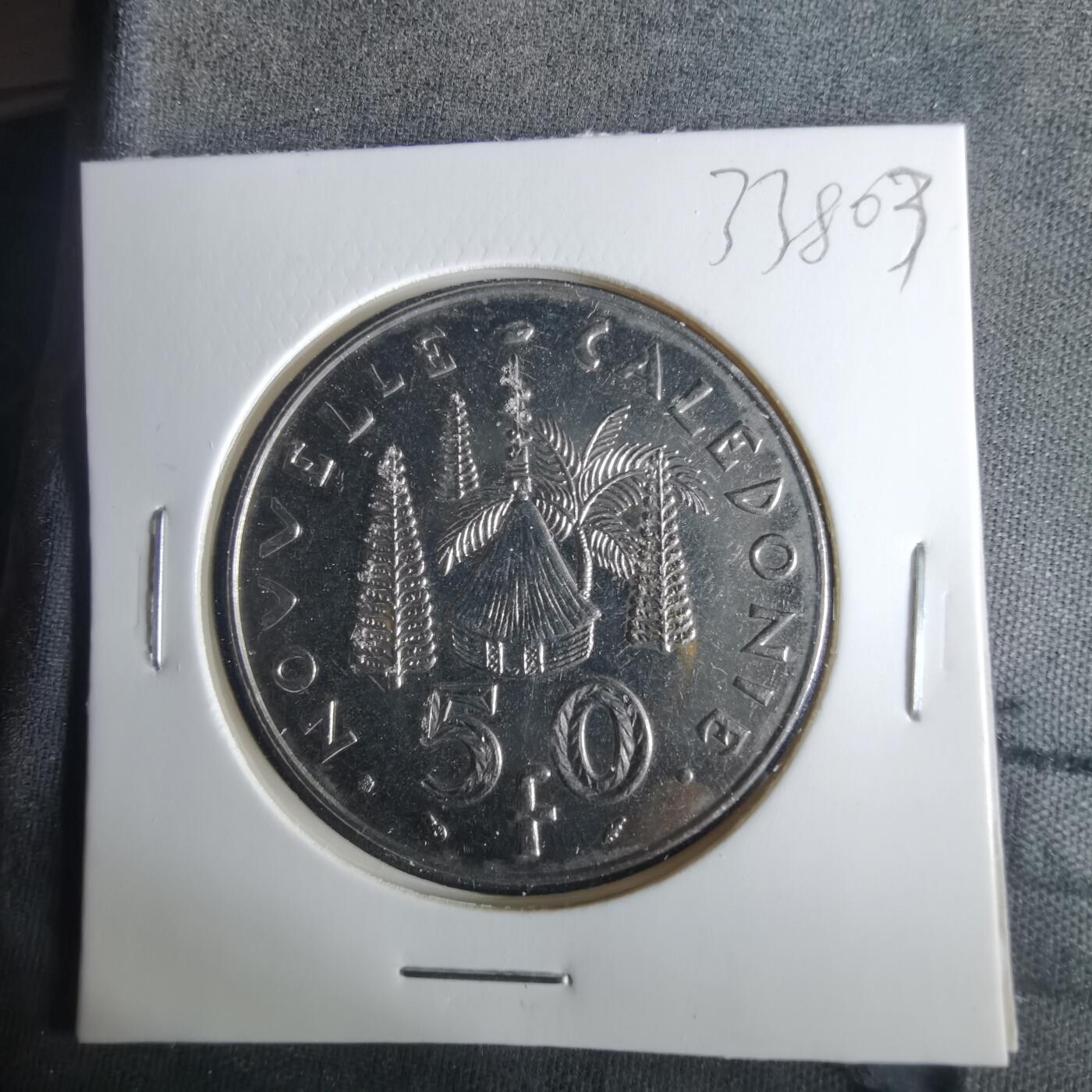 沼泽如烟--第1033场 法属新喀里多尼亚1983年50法郎