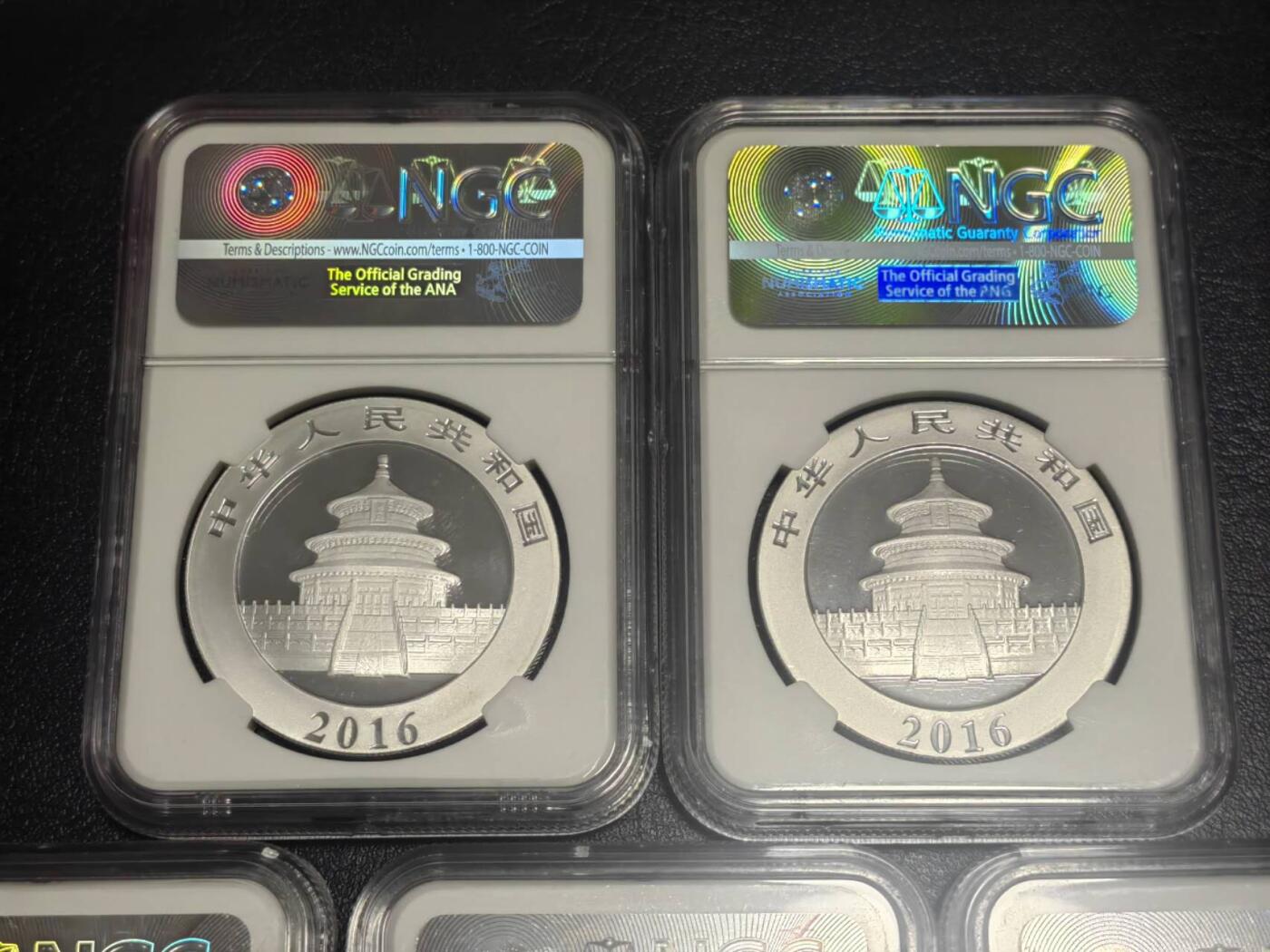 洪涛臻品批发群 精选邮票限时拍卖第1295期  NGC评级熊猫银币 NGC70满分，银币品相好适合收藏，功夫熊猫5枚一套，超低起拍价，喜欢不要错过