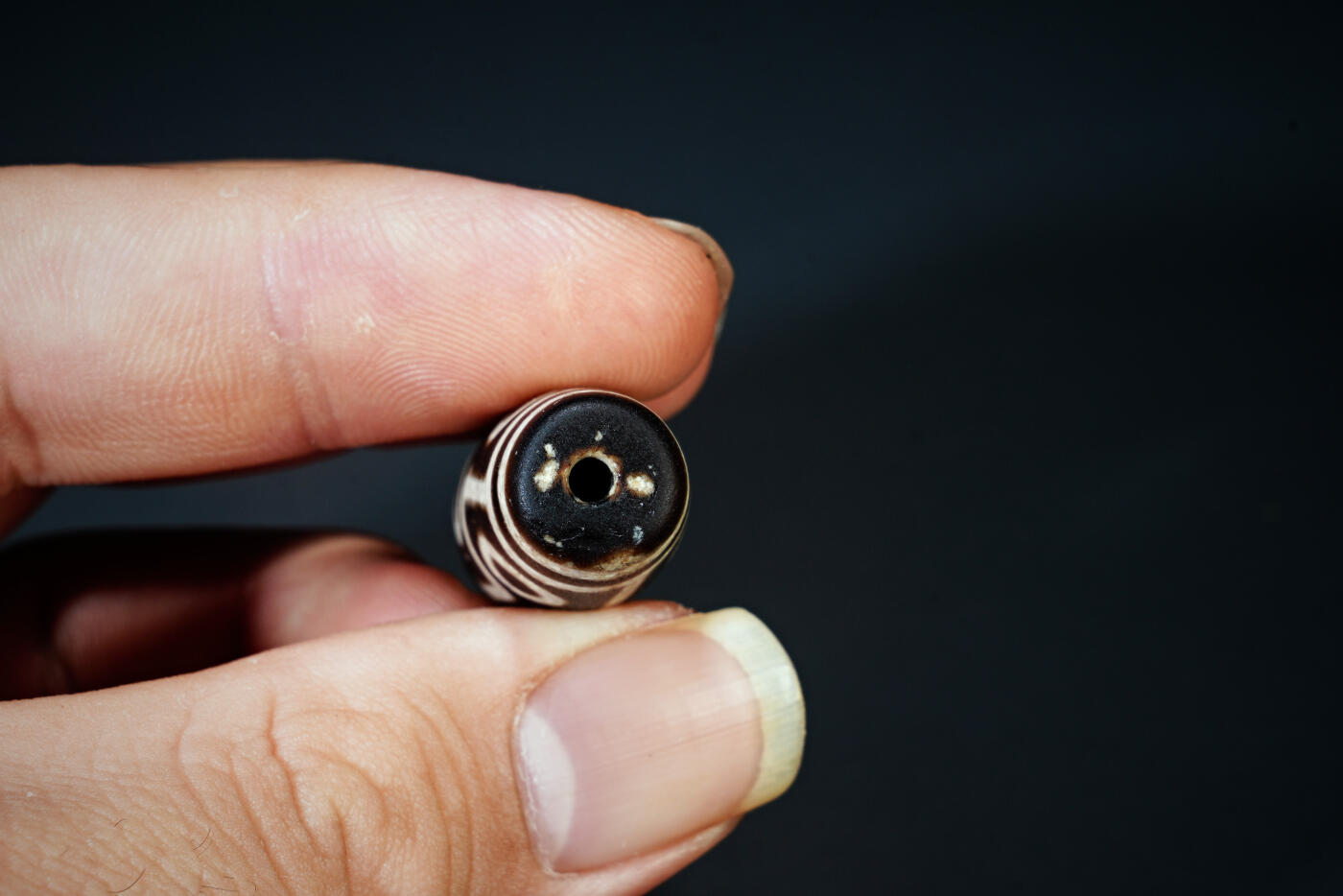 上海都达杂项专场五十八【全场包邮】  九眼玛瑙天珠93-78