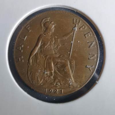 沼泽如烟--第1033场 - 英国1921年半便士