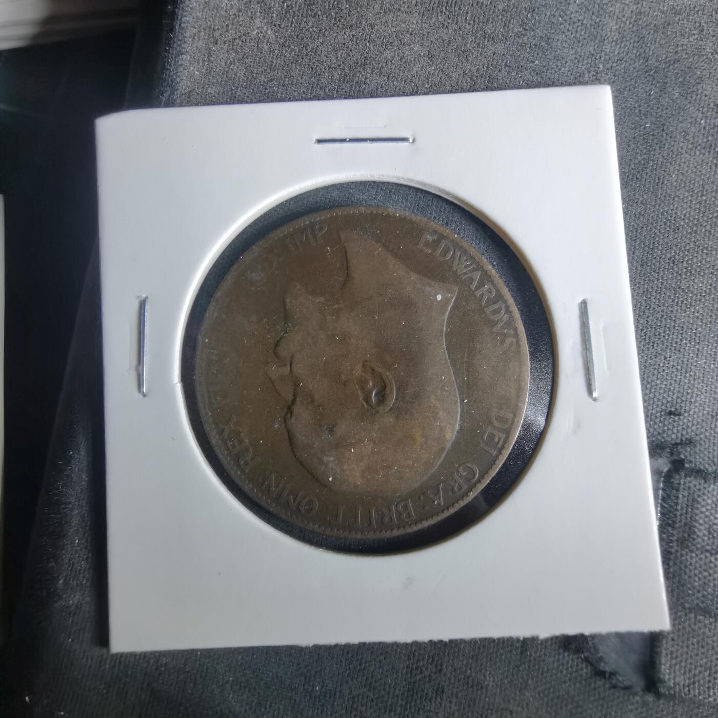 沼泽如烟--第1033场 英国1905年1便士