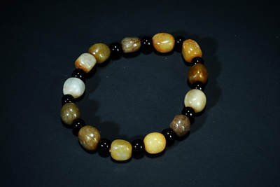 上海都达杂项专场五十八【全场包邮】  - 天然和田玉糖珠手串93-216