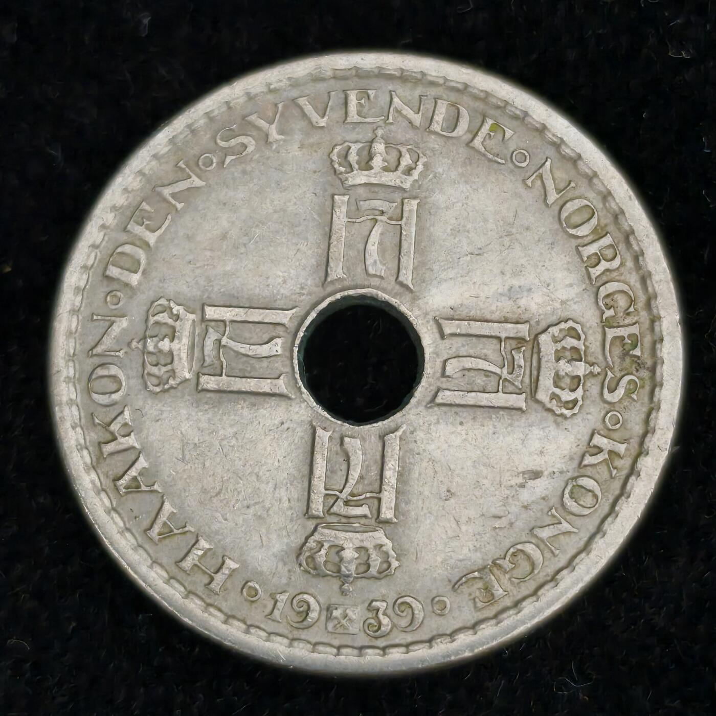 Krab外币市集Vol.27 挪威1935年1克朗