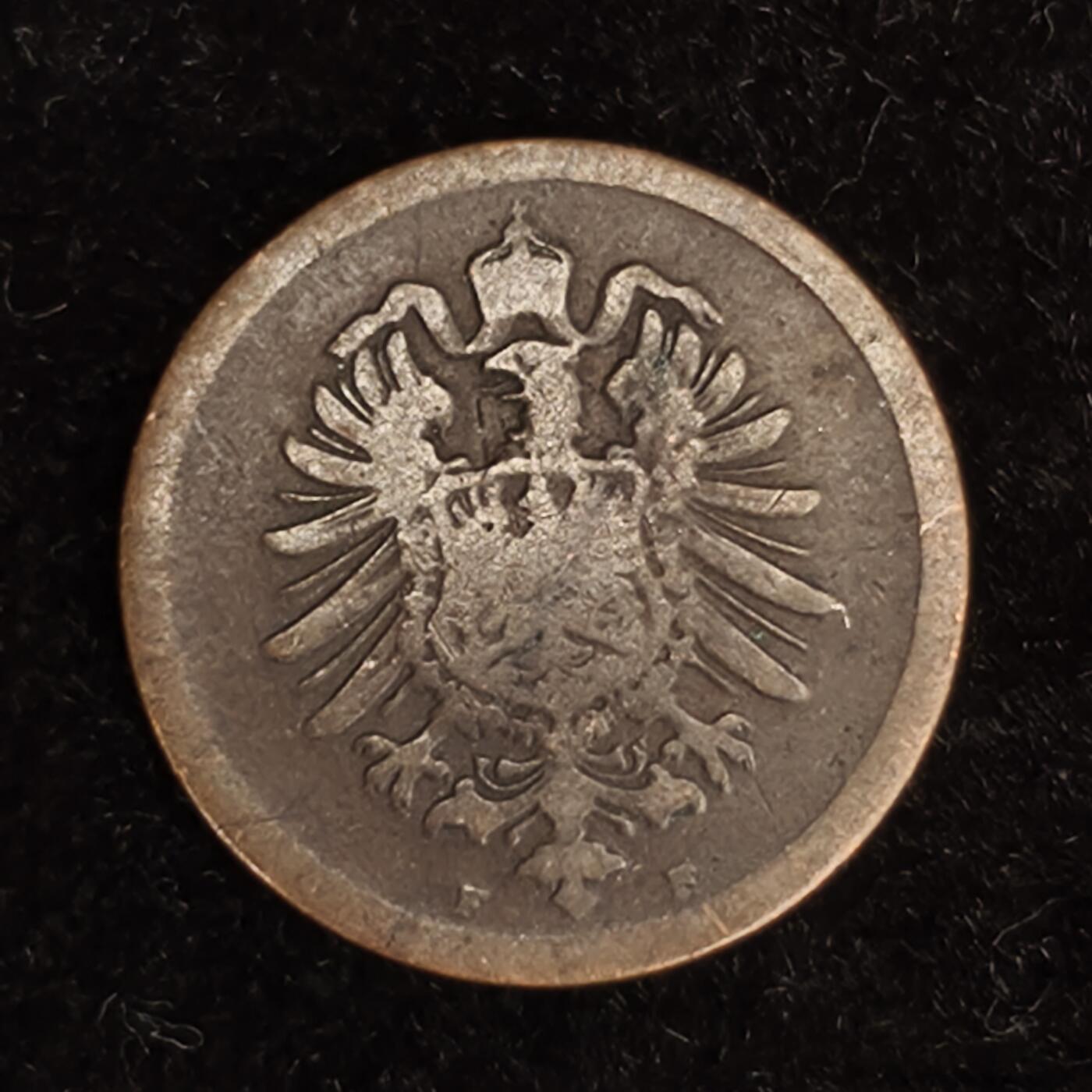 Krab外币市集Vol.27 德国1875F 1芬妮