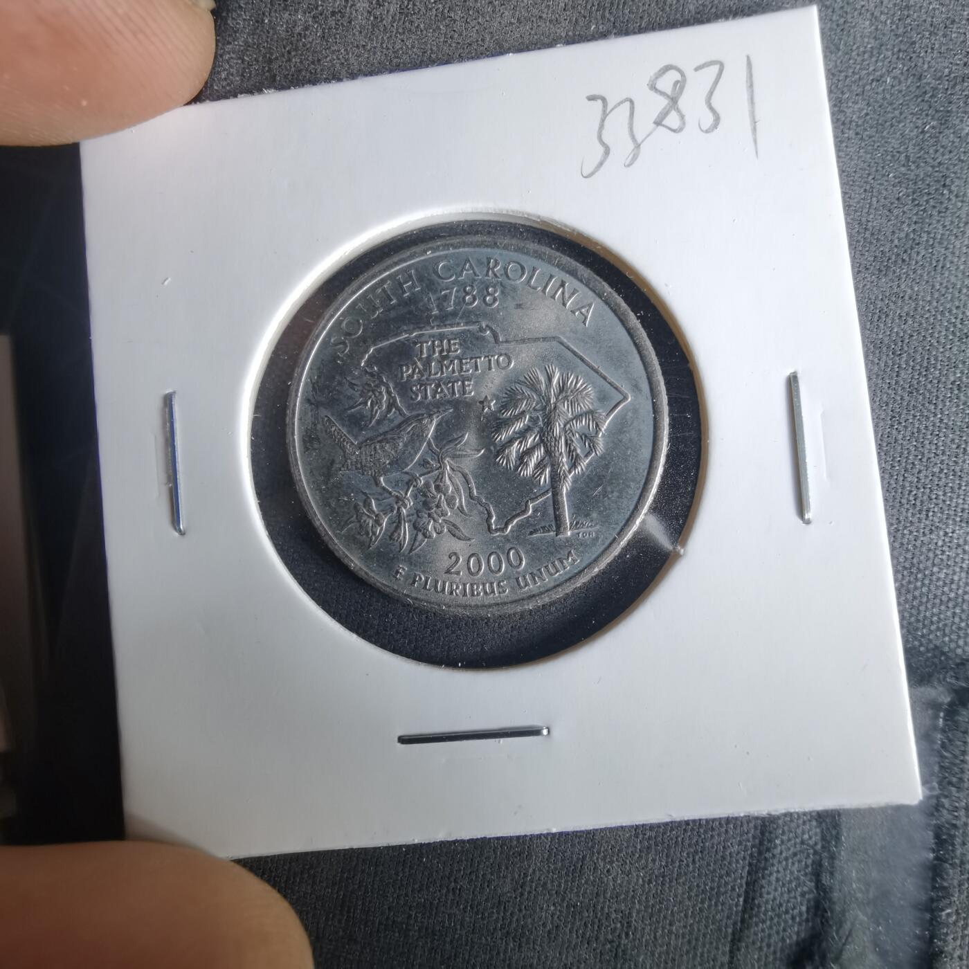 沼泽如烟--第1033场 美国2000年25分纪念币