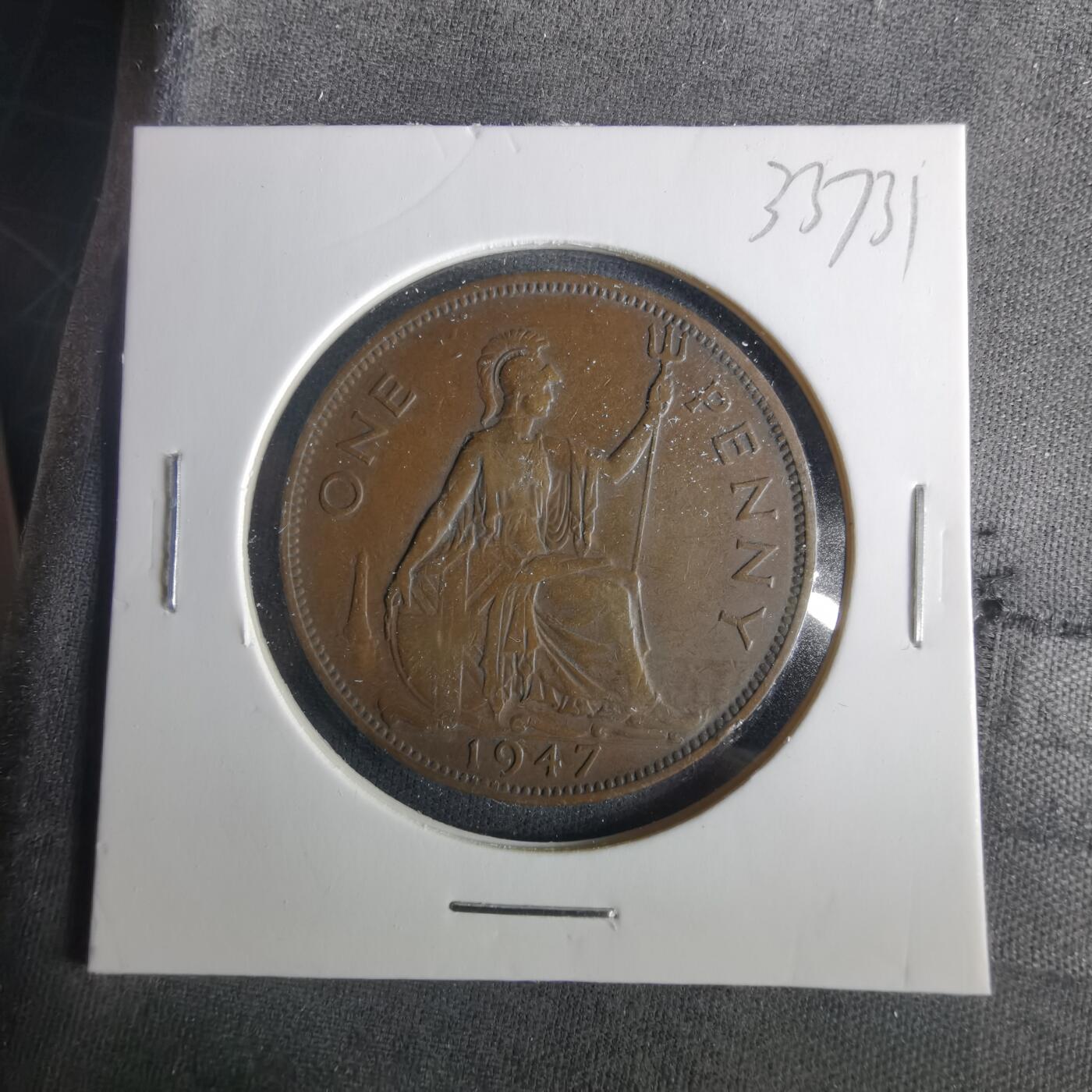 沼泽如烟--第1033场 英国1947年1便士