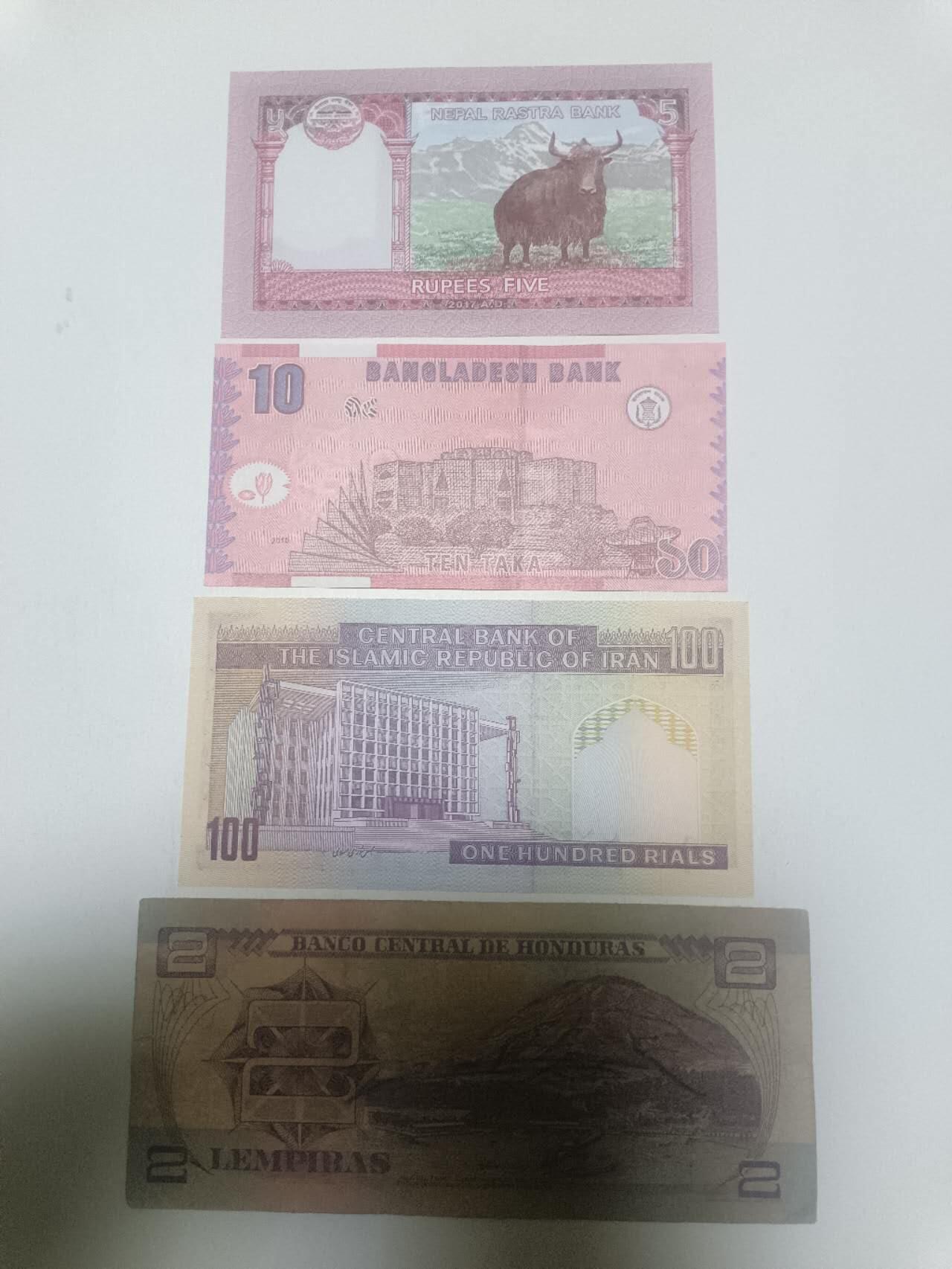 【20260324】非全新纸币和硬币第349场 外国4张纸币