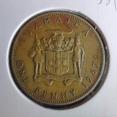 沼泽如烟--第1033场 - 牙买加1967年1便士
