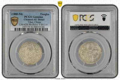 2026年3月捡漏拍 - (1880-94) Tangka 中国西藏章噶银币