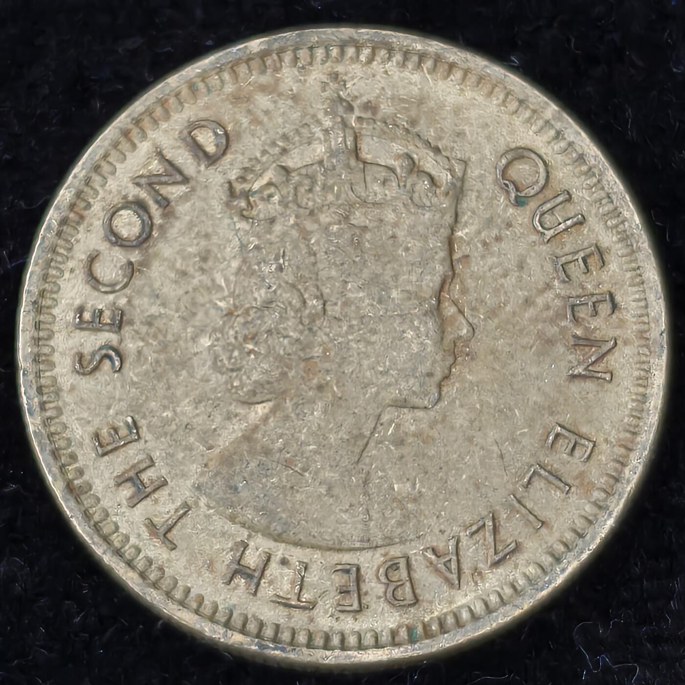 Krab外币市集Vol.27 东加勒比1965年5分