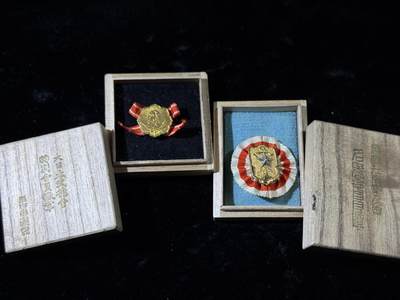 戎马世界章牌大赏，第112期 - 日本在乡军人会与武德会证章一组