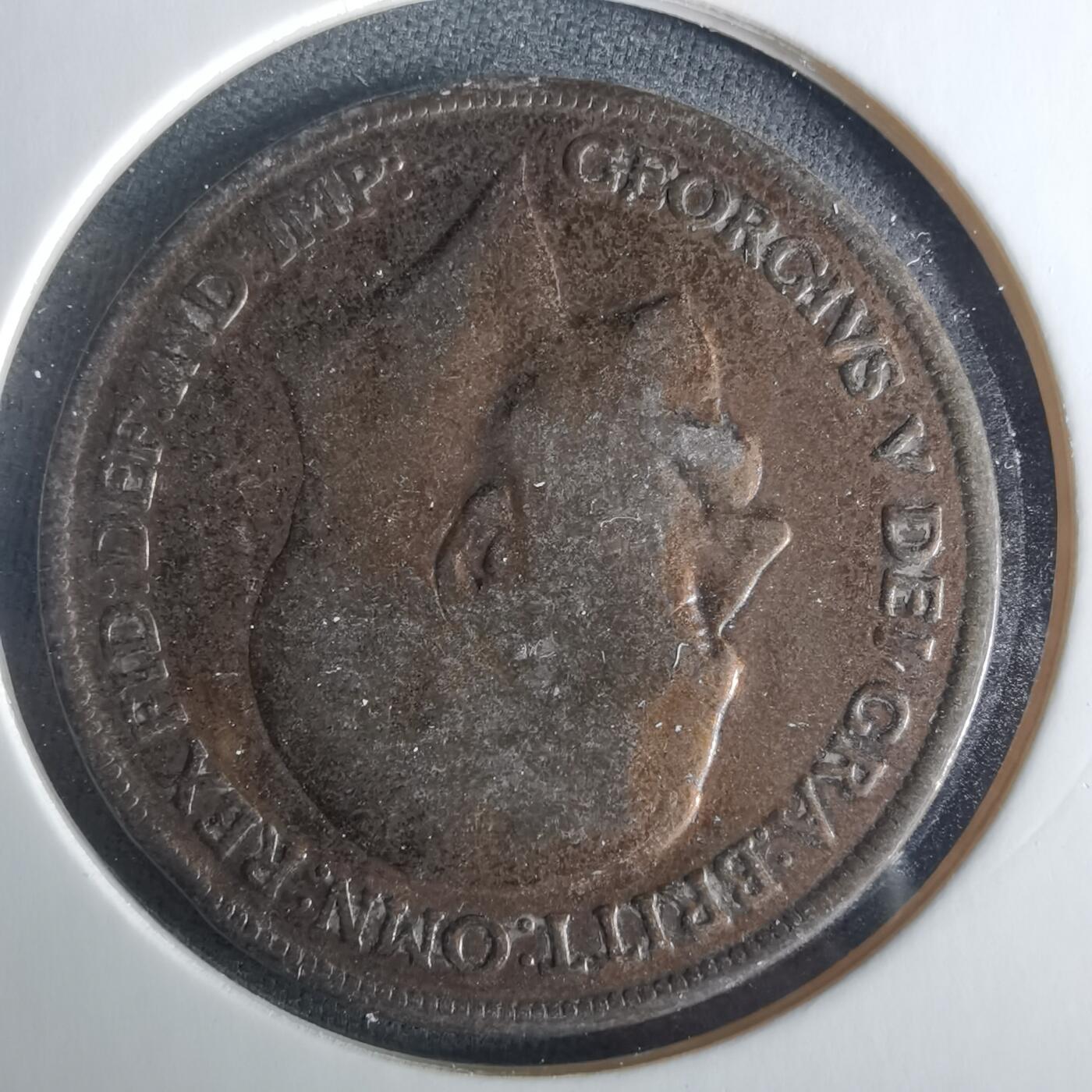 沼泽如烟--第1033场 英国1919年1便士