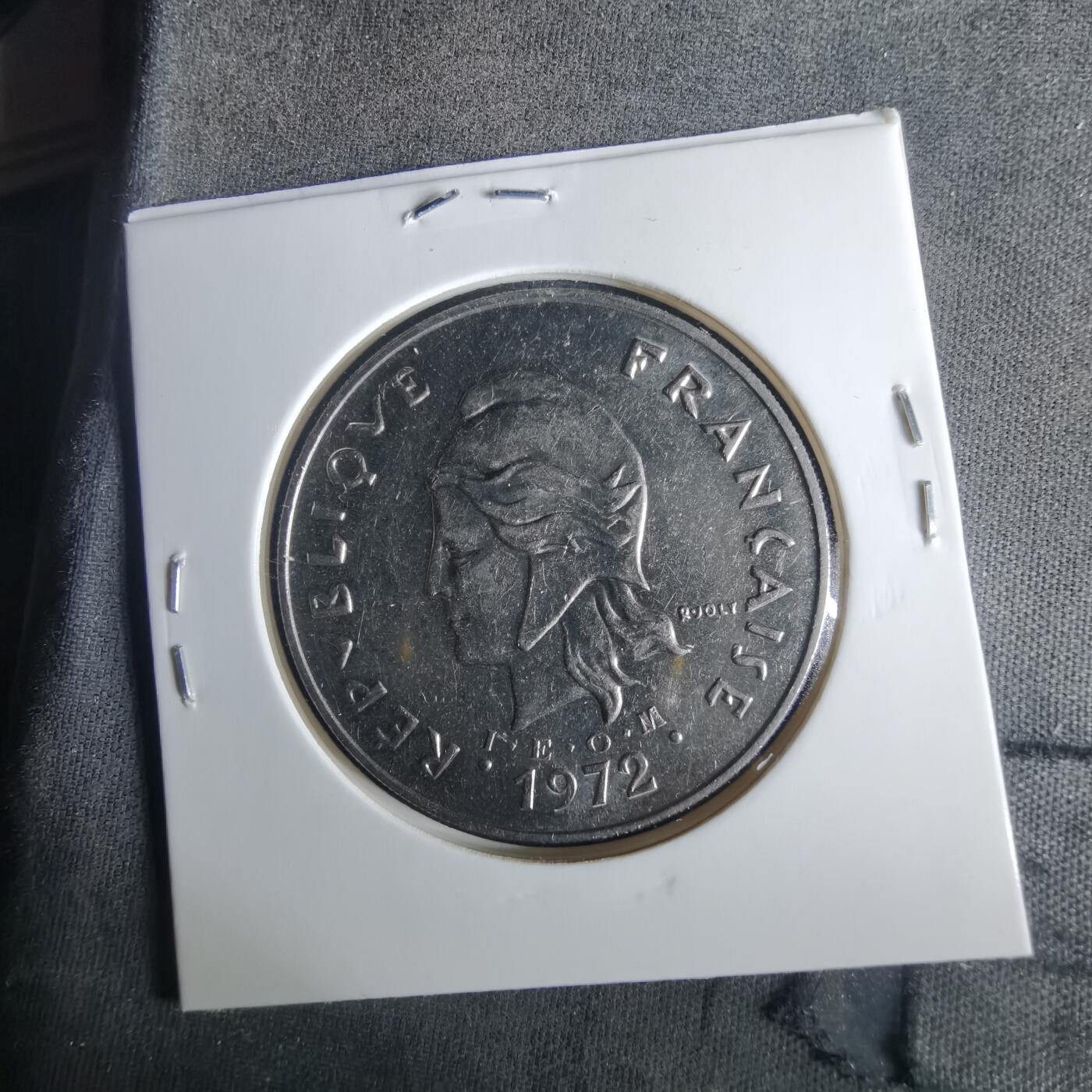 沼泽如烟--第1033场 法属新喀里多尼亚1972年50法郎