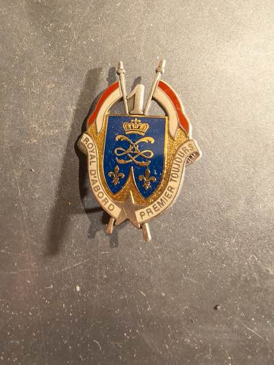 老王徽章第188期 - 法国陆军第1龙骑兵团证章