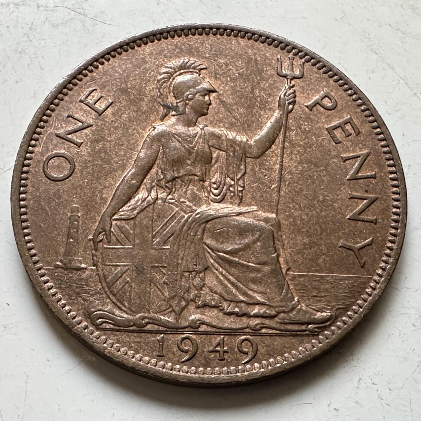 🌹外币初藏🌹🐯2026年第34场   每周二四六晚8️⃣点 接代拍 英国1949年一便士