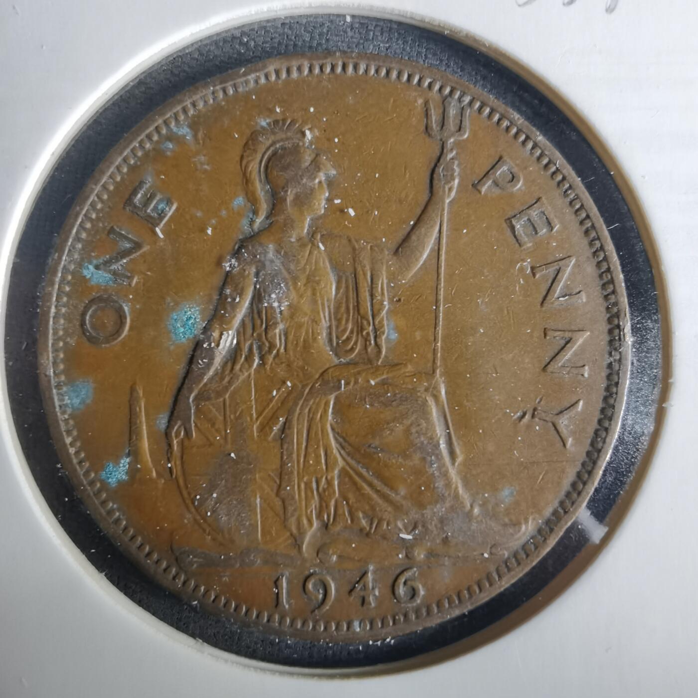 沼泽如烟--第1033场 英国1946年1便士