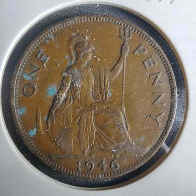 沼泽如烟--第1033场 - 英国1946年1便士