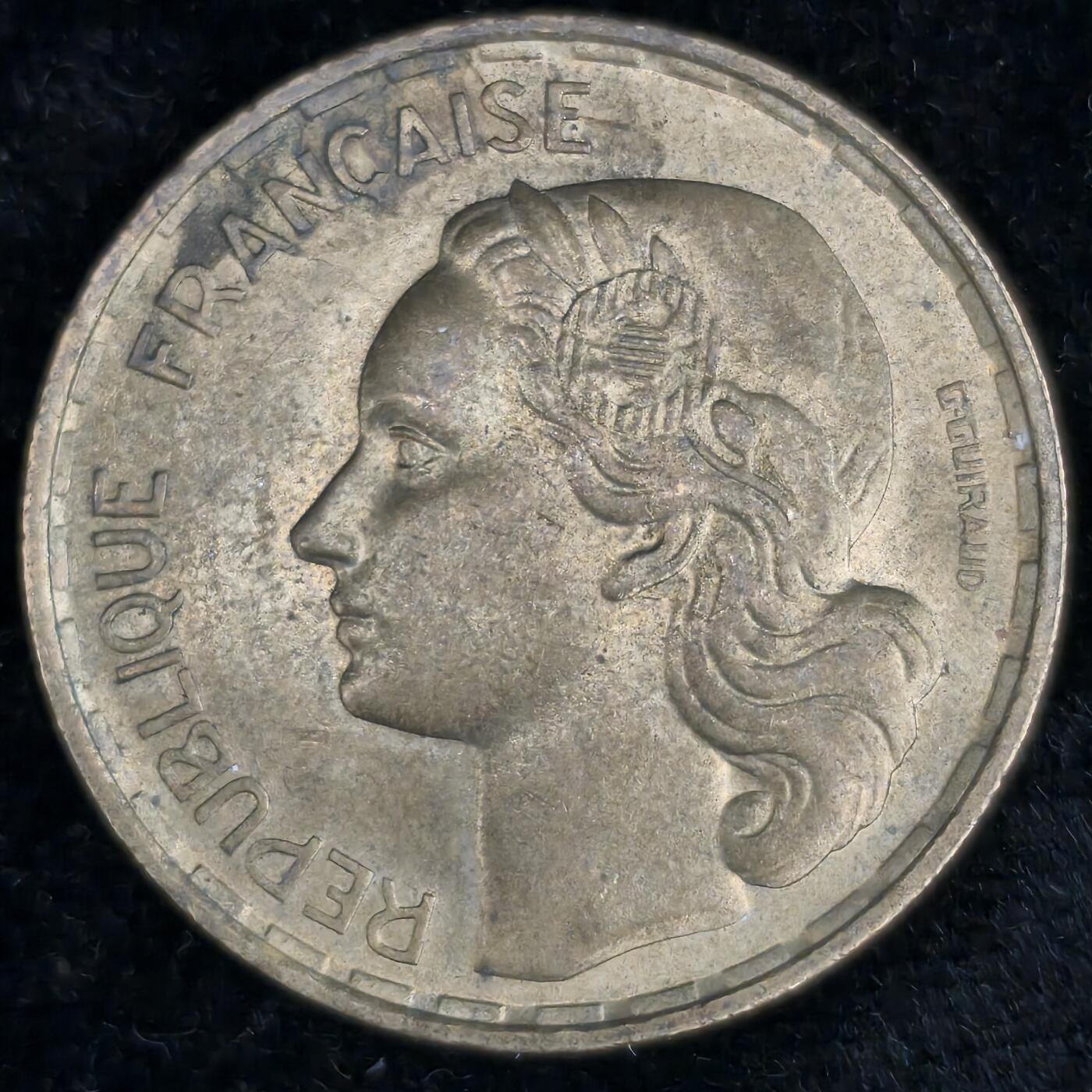 Krab外币市集Vol.27 法国1952年50法郎