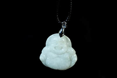 上海都达杂项专场五十八【全场包邮】  - 天然冰糯种翡翠精雕《佛公》挂件93-68