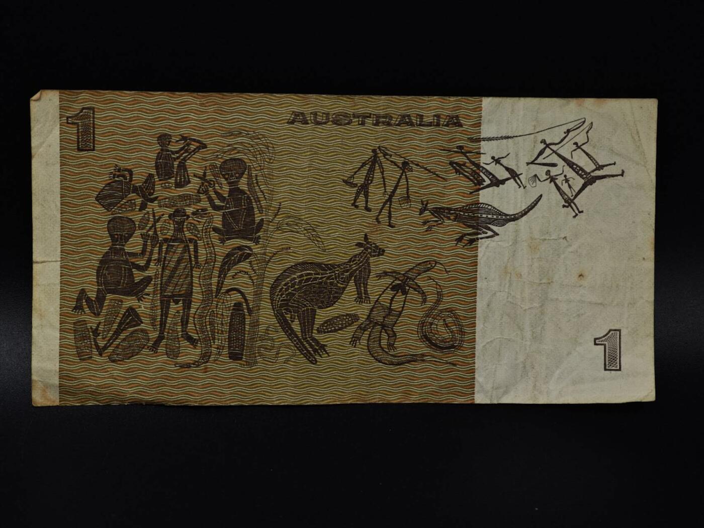  【淘币小摊】限时拍第八百八十四拍   纸币场    每周一统一发货 澳大利亚1元纸币【有折】