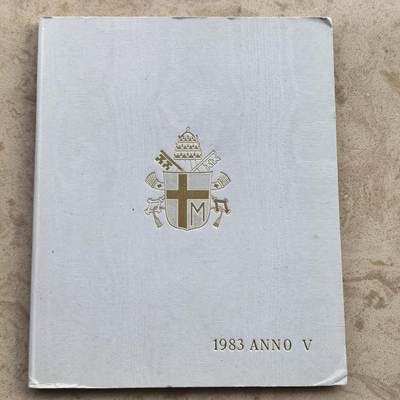 道一币馆币章第一百七十场 - 原包装 梵蒂冈1983年清年纪念套币七枚 含1000里拉银币