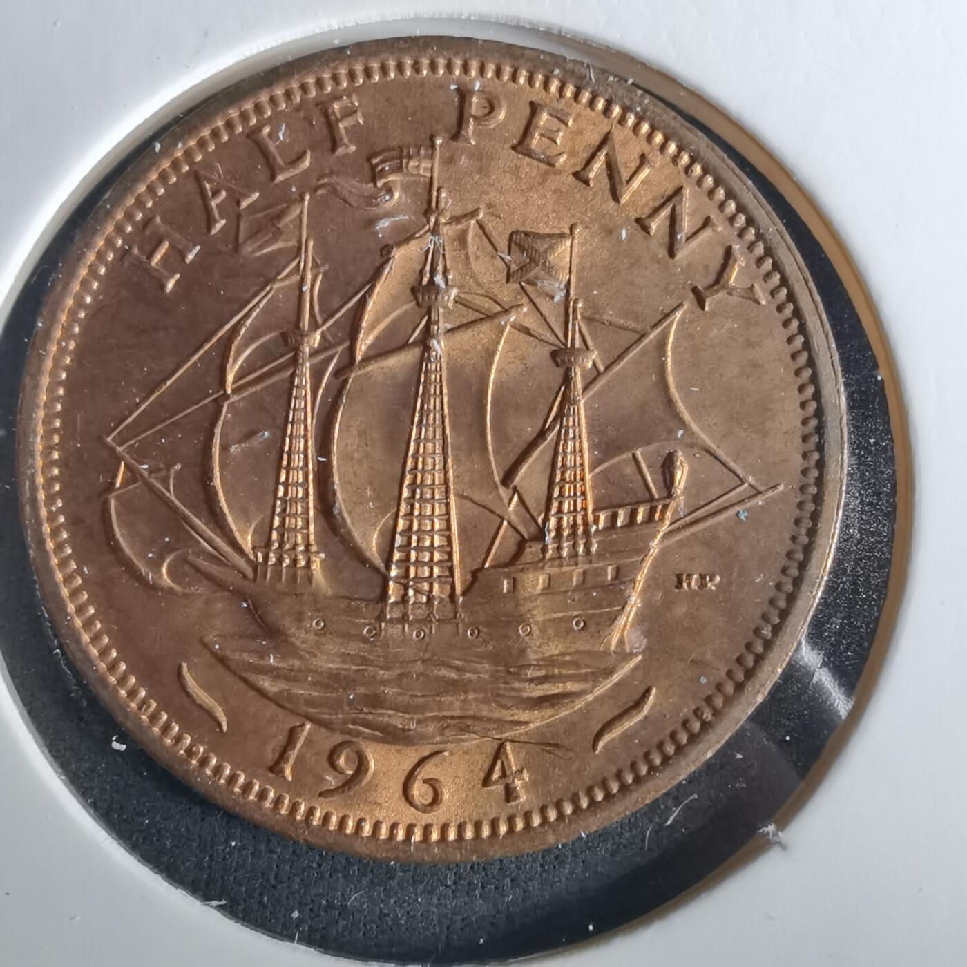 沼泽如烟--第1033场 英国1964年半便士