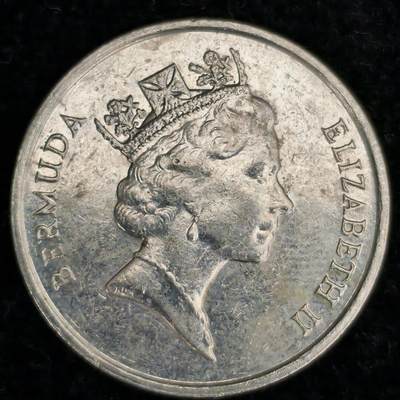 Krab外币市集Vol.27 - 百慕大1988年25分